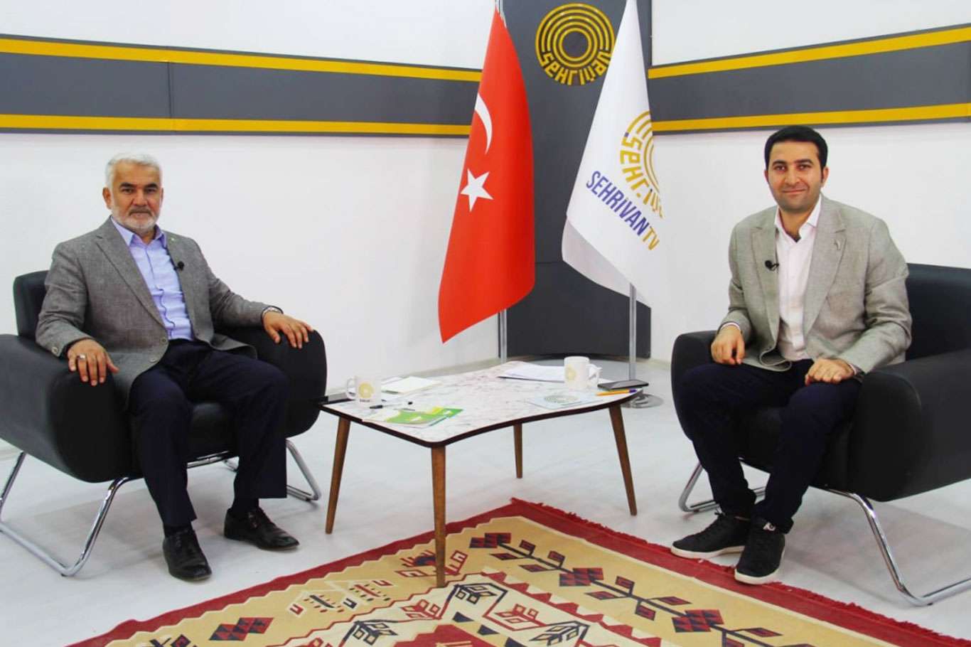 HÜDA PAR Genel Başkanı Yapıcıoğlu, Şehrivan TV'nin yayın konuğu oldu